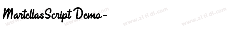 MartellasScript Demo字体转换